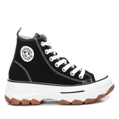 Xti Women's Canvas Ankle Boots In Black