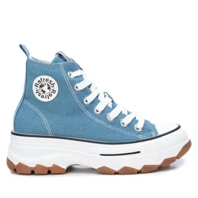 Xti Women's Canvas Ankle Boots In Jeans In Grey