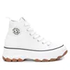 Xti Women's Canvas Ankle Boots In White In White