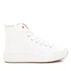 Xti Women's High Top Canvas Sneakers In White In White
