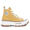 Xti Women's Canvas Ankle Boots In Yellow In Yellow