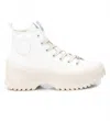 Xti Women's Canvas Platform High-top Sneakers In White In White