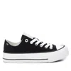 Xti Women's Canvas Sneakers In Black In Black