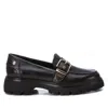 Xti Women's Carmela Collection Leather Loafer In Black In Black