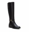 Xti Women's Carmela Leather Dress Boots In Black In Black