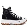 Xti Women's Casual Canvas High Top Sneakers By  In Black
