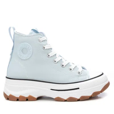 Xti Women's Casual Canvas High Top Sneakers By  In Grey