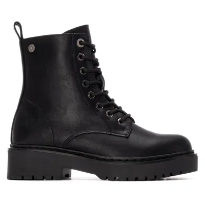 Xti Women's Casual Combat Booties Refresh Collection By  In Black