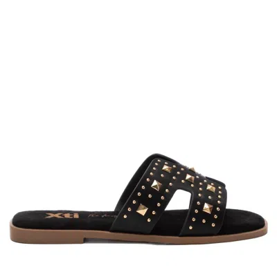 Xti Women's Casual Flat Sandals In Black