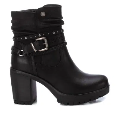 Xti Women's Casual Heeled Booties In Black