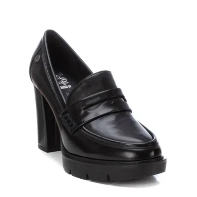 Xti Women's Casual Heeled Moccasins In Black