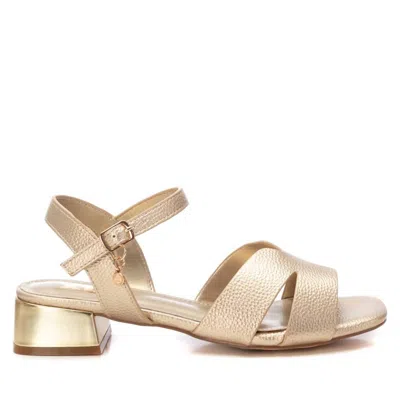 Xti Women's Casual Heeled Sandals In Gold