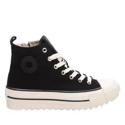 Xti Women's Casual High Top Sneakers In Black