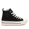 Xti Women's Casual High Top Sneakers In Black In Black