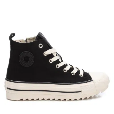 Xti Women's Casual High Top Sneakers In Black