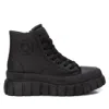 Xti Women's Casual High Top Sneakers In Black In Black