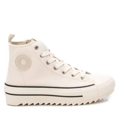Xti Women's Casual High Top Sneakers In Light Beige