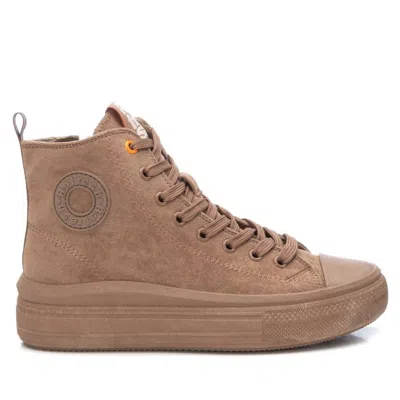 Xti Women's Casual High Top Sneakers In Light Brown