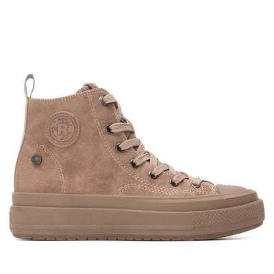 XTI WOMEN'S CASUAL HIGH TOP SUEDE SNEAKERS REFRESH COLLECTION BY XTI