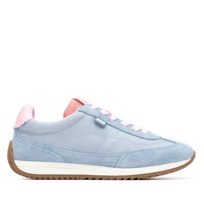 Xti Women's Casual Lace Up Sneakers In Light Blue