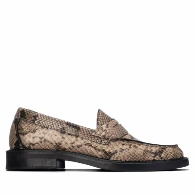 Xti Women's Casual Moccasins In Snake In Animal Print