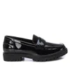 Xti Women's Casual Patent Leather Moccasins By  In Black