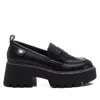 Xti Women's Casual Platform Moccasins In Black In Black