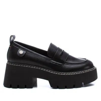 Xti Women's Casual Platform Moccasins In Black