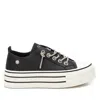 Xti Women's Casual Platform Sneakers In Black In Black