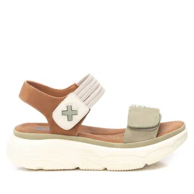 Xti Women's Casual Sandals In Kakhi In Multi
