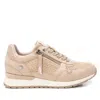 Xti Women's Wedge Lace-up Sneakers In Beige In Beige