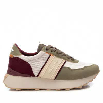 Xti Women's Casual Sneakers In Khaki In Multi
