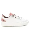 Xti Women's Casual Sneakers In White And Pink In Multi