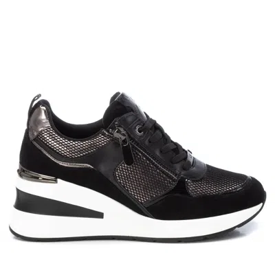 Xti Women's Casual Wedge Sneakers By  In Black