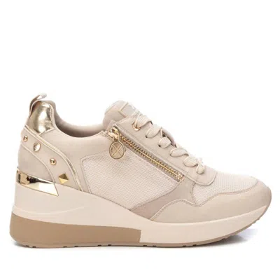 Xti Women's Casual Wedge Sneakers In Beige
