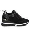 Xti Women's Wedge Sneakers In Khaki In Black