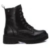 Xti Women's Combat Booties By In Black In Black