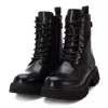Xti Women's Combat Booties By In Black In Black