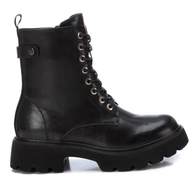 XTI WOMEN'S COMBAT BOOTIES IN BLACK