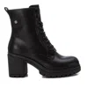 Xti Womens Combat Booties In Black