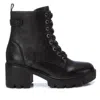 Xti Womens Combat Booties In Black