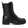 Xti Women's Combat Booties In Black In Black