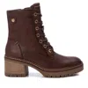 Xti Women's Combat Booties In Brown In Brown
