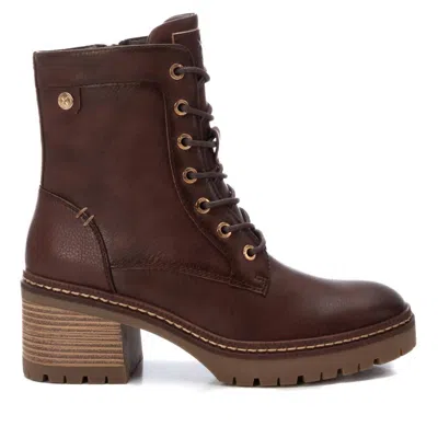 Xti Women's Combat Booties In Brown