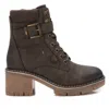 XTI WOMEN'S COMBAT BOOTIES IN KAKHI
