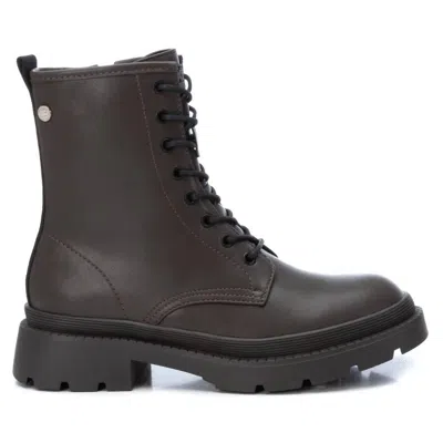 Xti Women's Combat Booties In Open Green In Brown