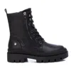 Xti Women's Military Combat Booties In Black In Black