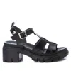 Xti Women's Block Heeled Sandals In Black In Black