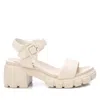 Xti Women's Combat Sandals In Ice In Blue