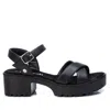 Xti Women's Combat Sandals In Black In Black